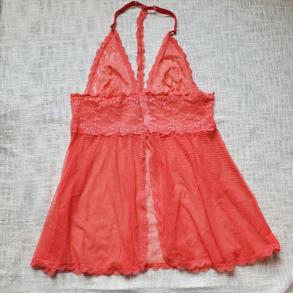 Peach colored Babydoll